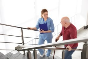 negotiating stairs training for seniors
